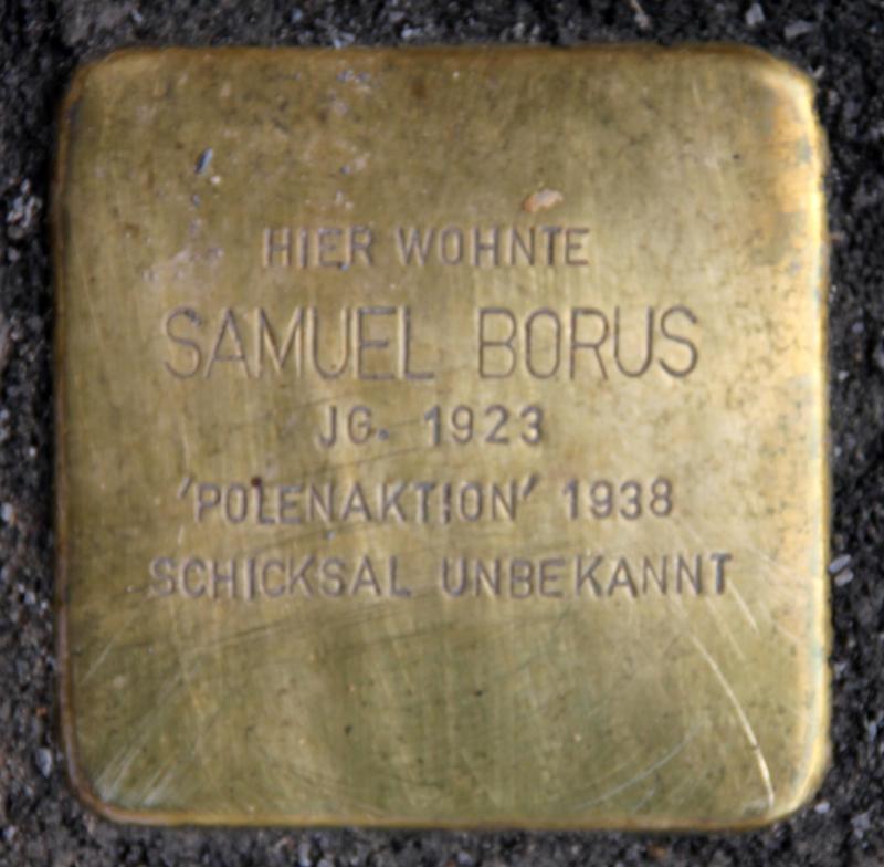 Stolperstein für Samuel Borus © OTFW
