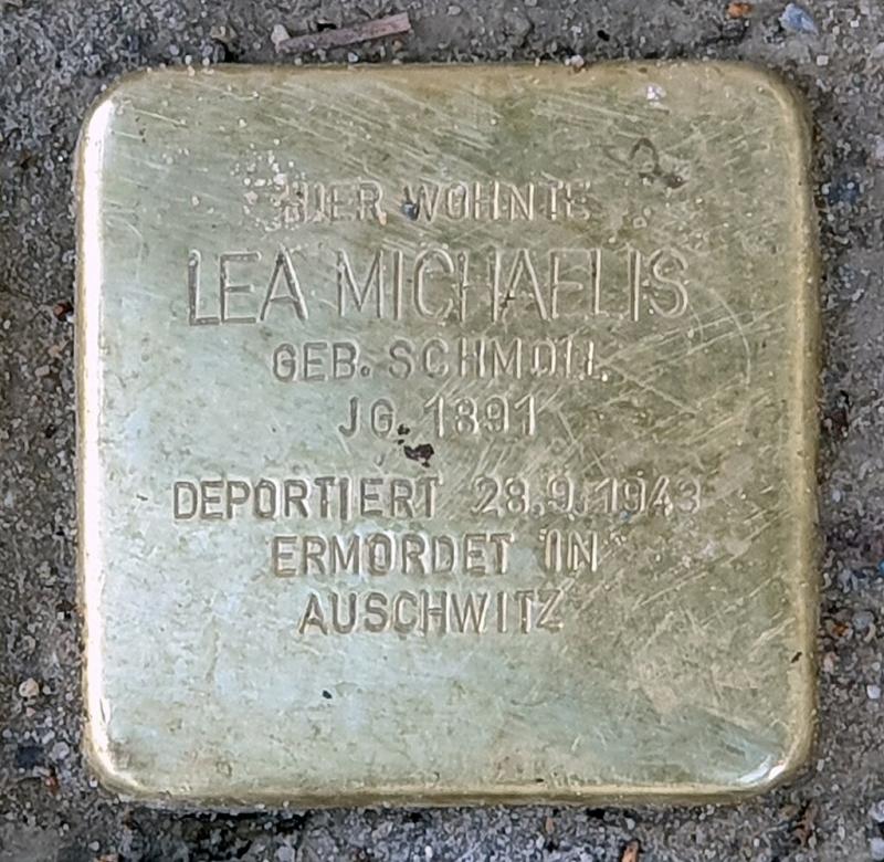 Stolperstein Lea Michaelis, Bild: OTFW