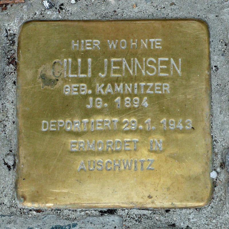 Foto: Initiative Stolpersteine Charlottenburg- Wilmersdorf