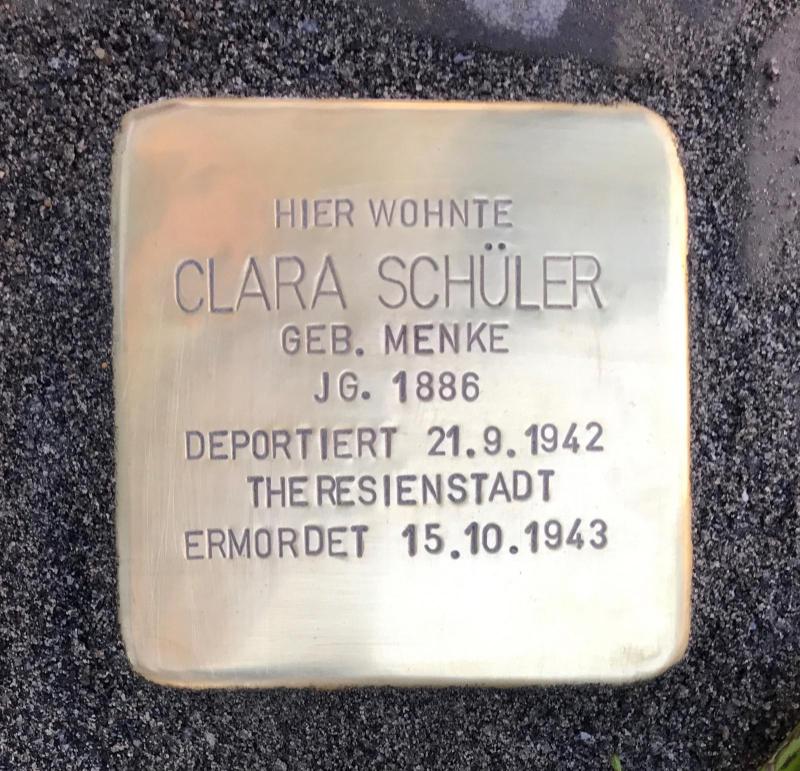 Stolperstein Clara Schüler