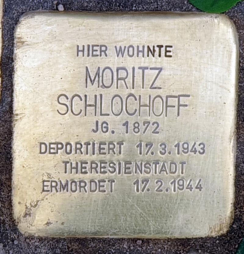 Stolperstein Moritz Schlochoff © OTFW Berlin