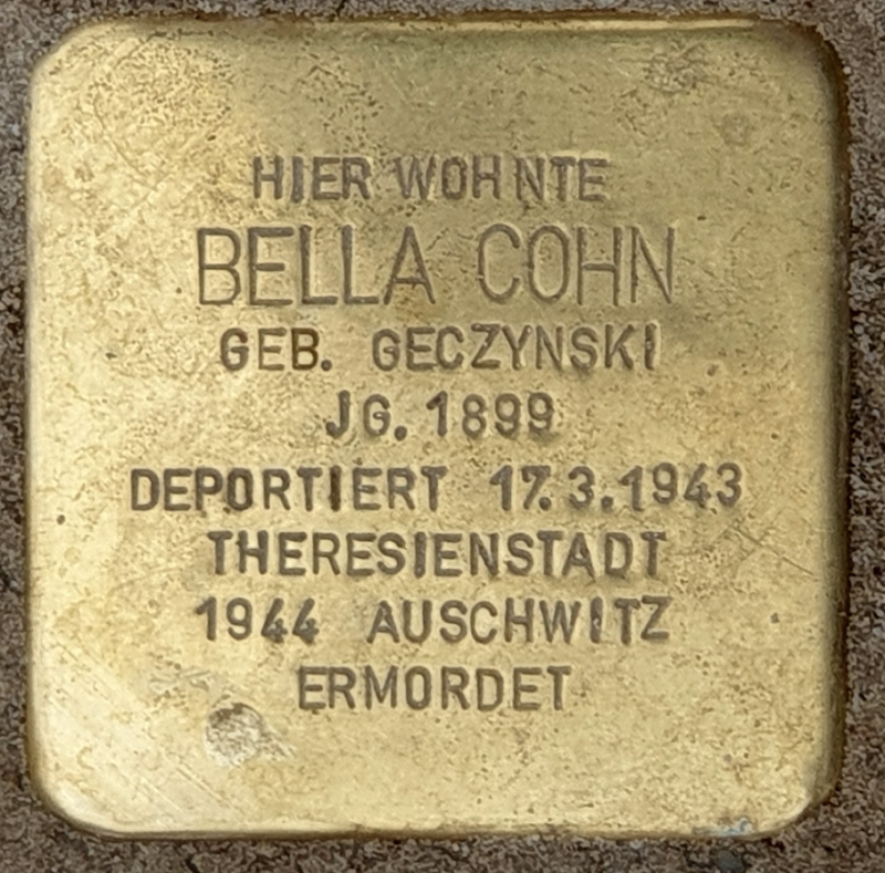 Stolperstein für Bella Cohn © OTFW