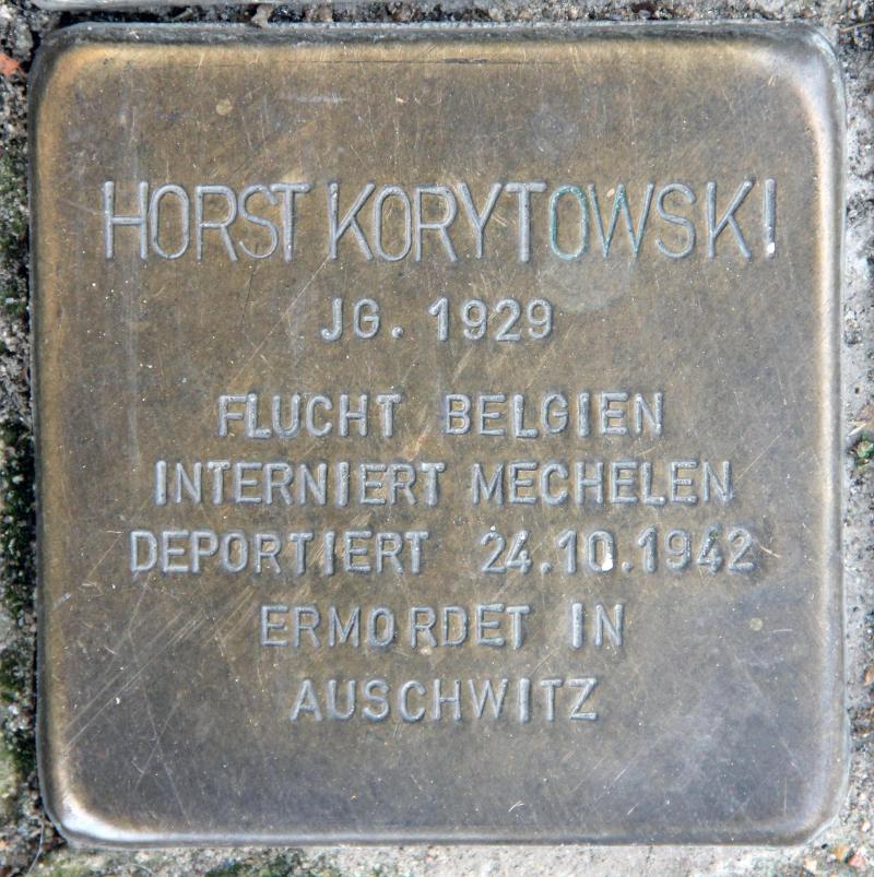 Stolperstein für Horst Korytowski.