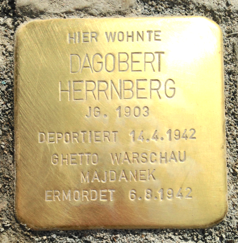 Stolperstein Dagobert Herrnberg © OG