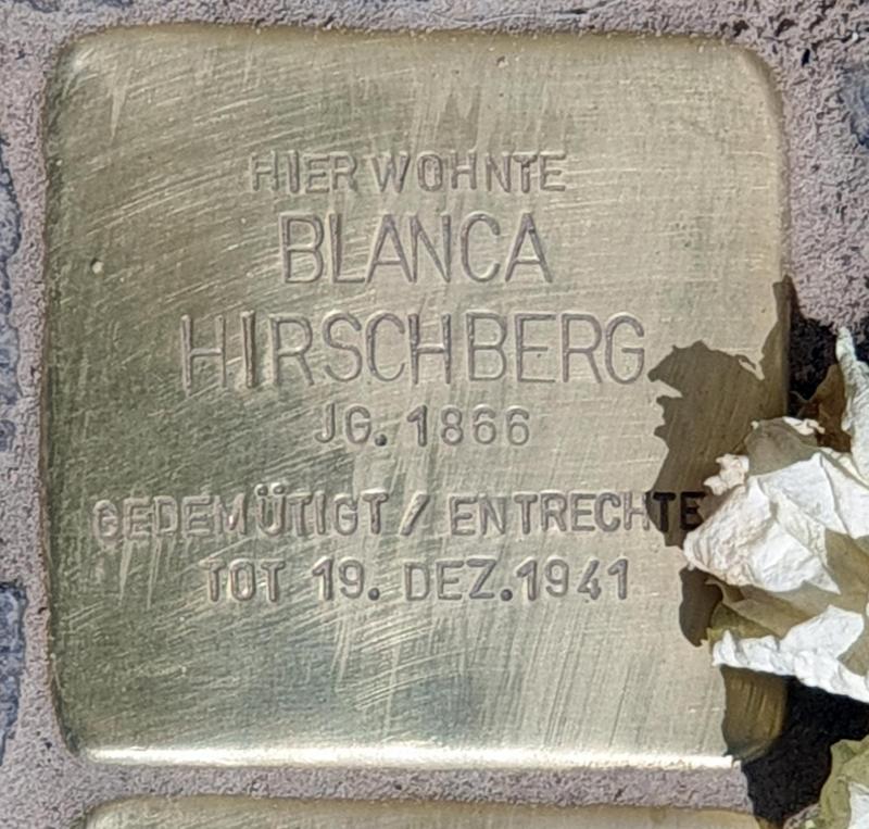 Stolperstein für Blanca Hirschberg © OTFW