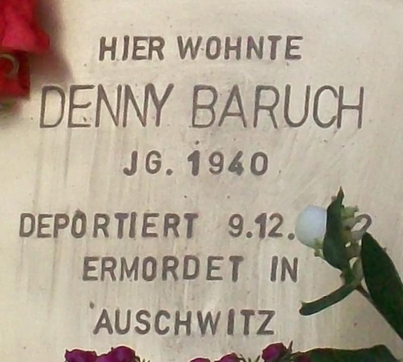 Stolperstein für Denny Baruch