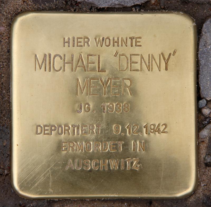 Stolperstein für Michael Denny Meyer.