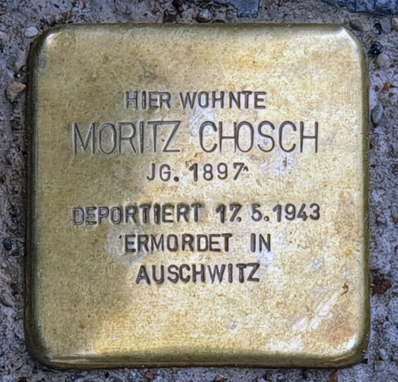 Stolperstein für Moritz Chosch © OTFW