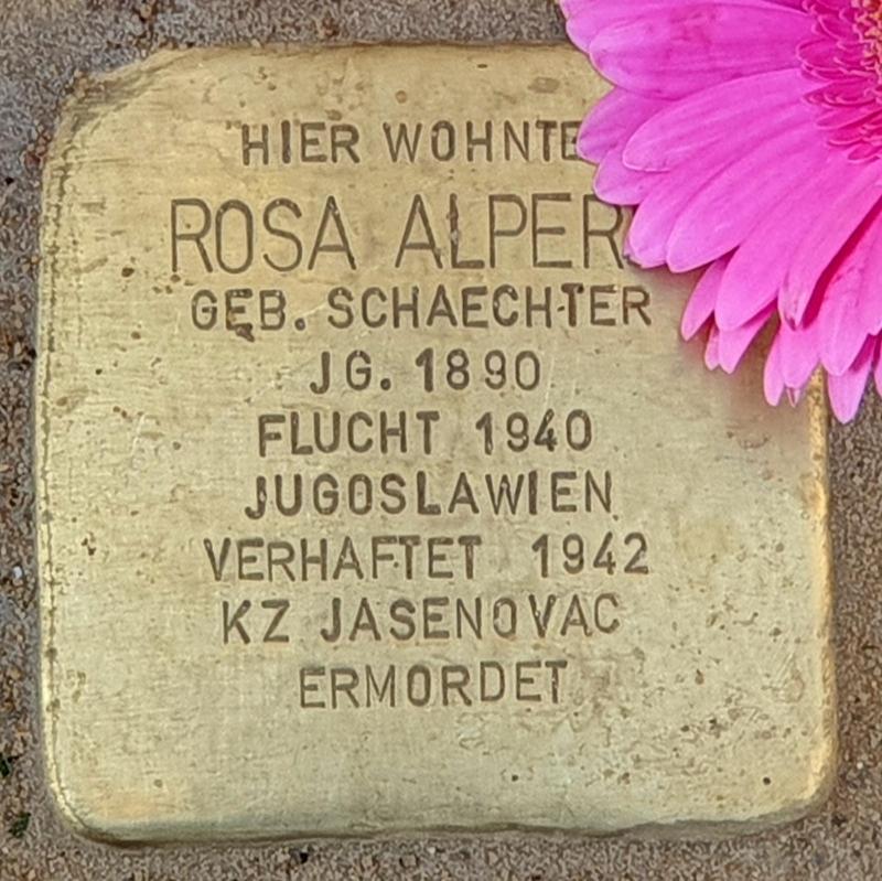 Stolperstein Rosa Alpern © OTFW Berlin