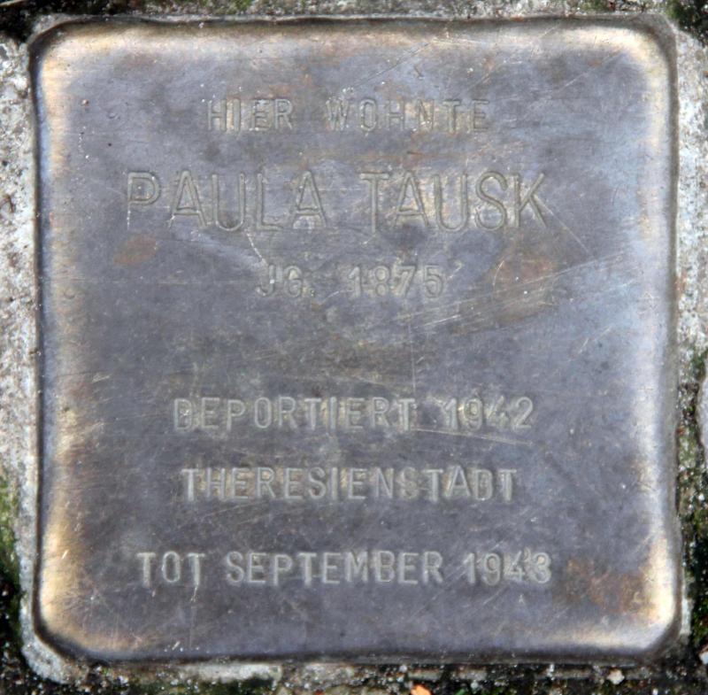 Stolperstein für Paula Tausk.