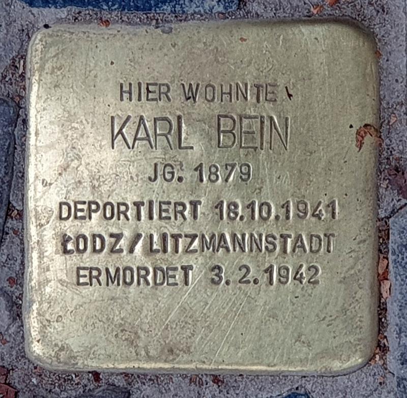 Stolperstein für Karl Bein © OTFW