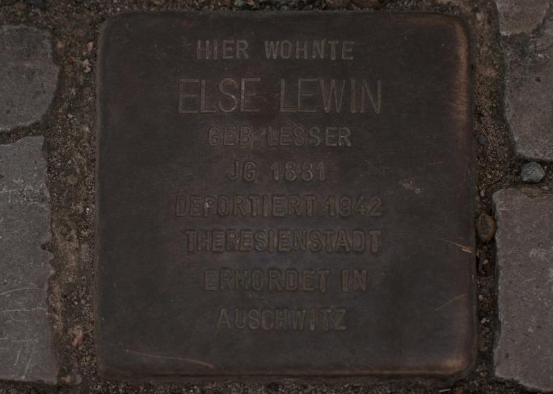 Stolperstein für Else Lewin