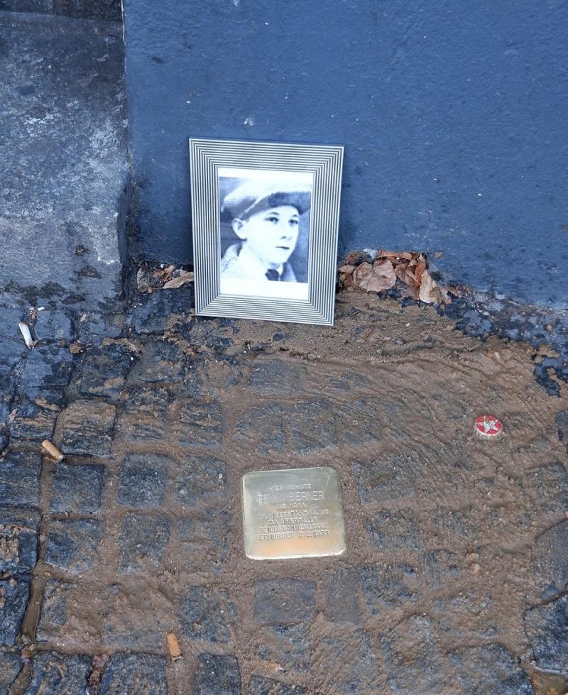 Stolperstein Erwin Berner © Eric Strohmeier/ Museum Neukölln