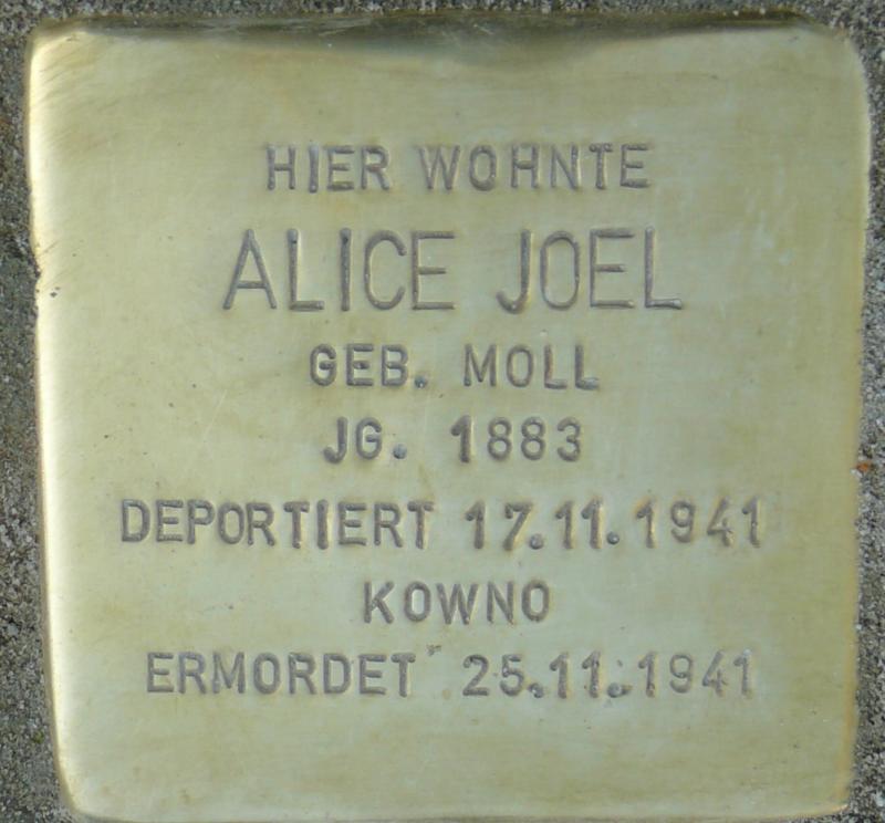 Foto: Initiative Stolpersteine Charlottenburg-Wilmersdorf