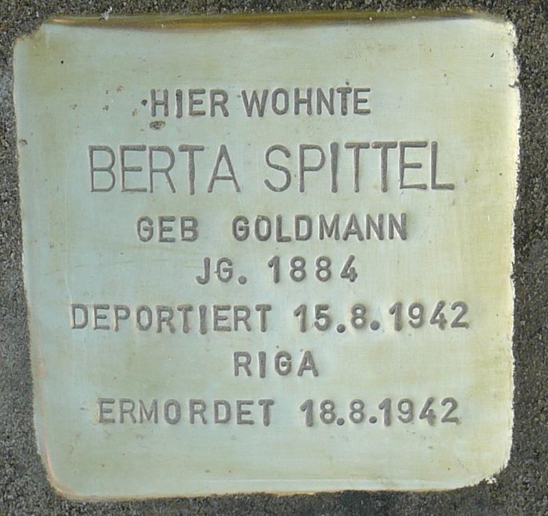 Foto: Initiative Stolpersteine Charlottenburg-Wilmersdorf