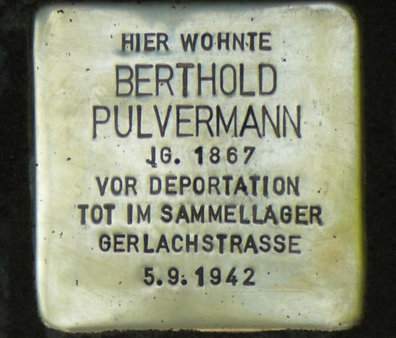 Foto: Initiative Stolpersteine Charlottenburg-Wilmersdorf