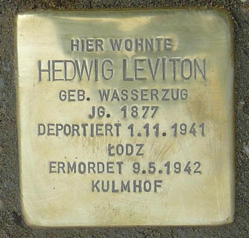 Foto: Initiative Stolpersteine Charlottenburg-Wilmersdorf