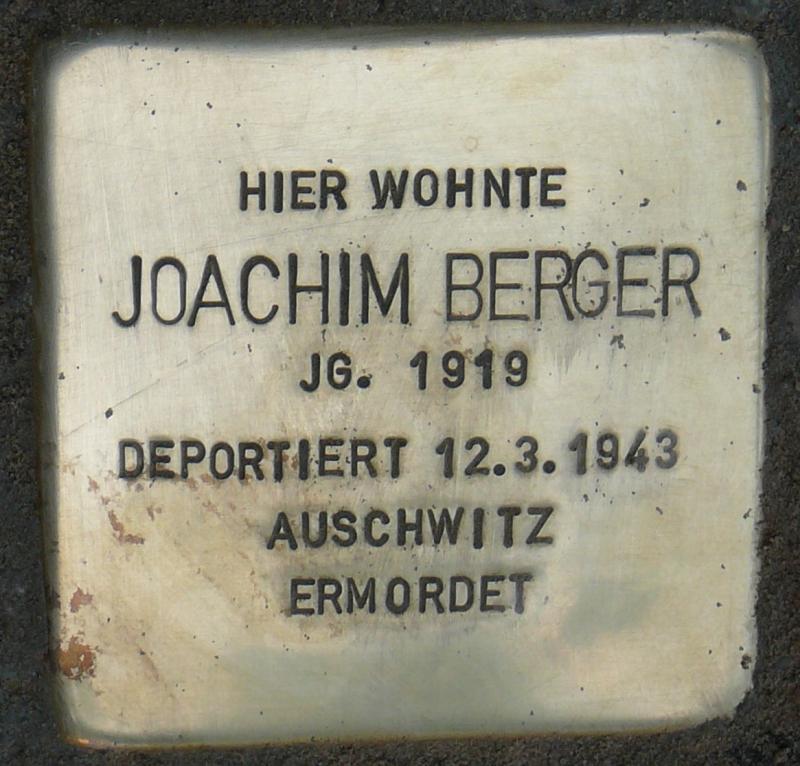 Foto: Initiative Stolpersteine Charlottenburg- Wilmersdorf