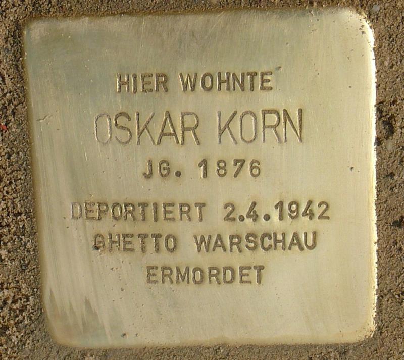 Foto. Initiative Stolpersteine Charlottenburg-Wilmersdorf