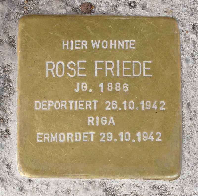Foto:Initiative Stolpersteine Charlottenburg-Wilmersdorf