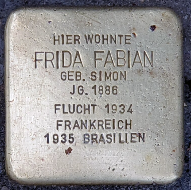 Stolperstein für Frida Fabian © OTFW