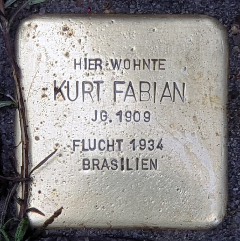 Stolperstein für Kurt Fabian © OTFW