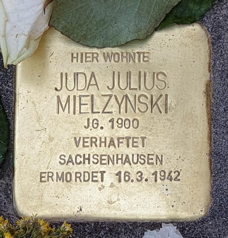 Stolperstein Juda Julius Mielzynski, Foto: OTFW