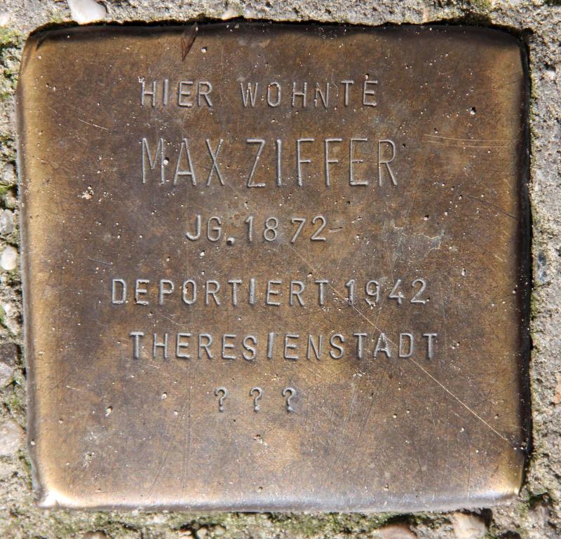 Stolperstein für Max Ziffer