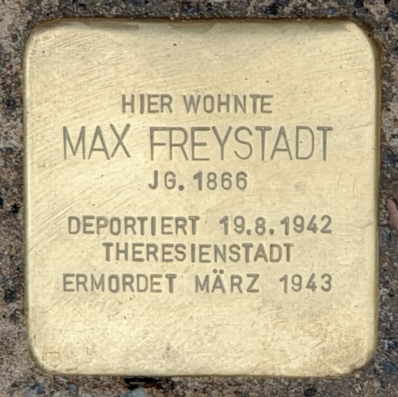 Stolperstein für Max Freystadt © OTFW