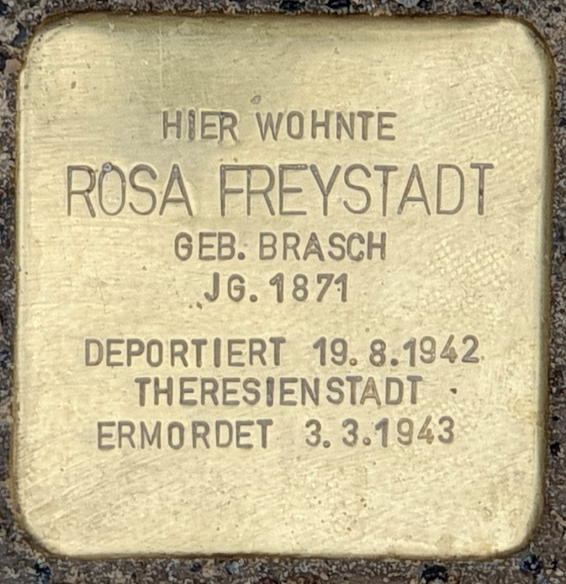 Stolperstein für Rosa Freystadt © OTFW