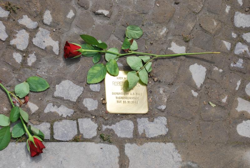 Stolperstein für Robert Engel. Copyright: Mauren Antkowski
