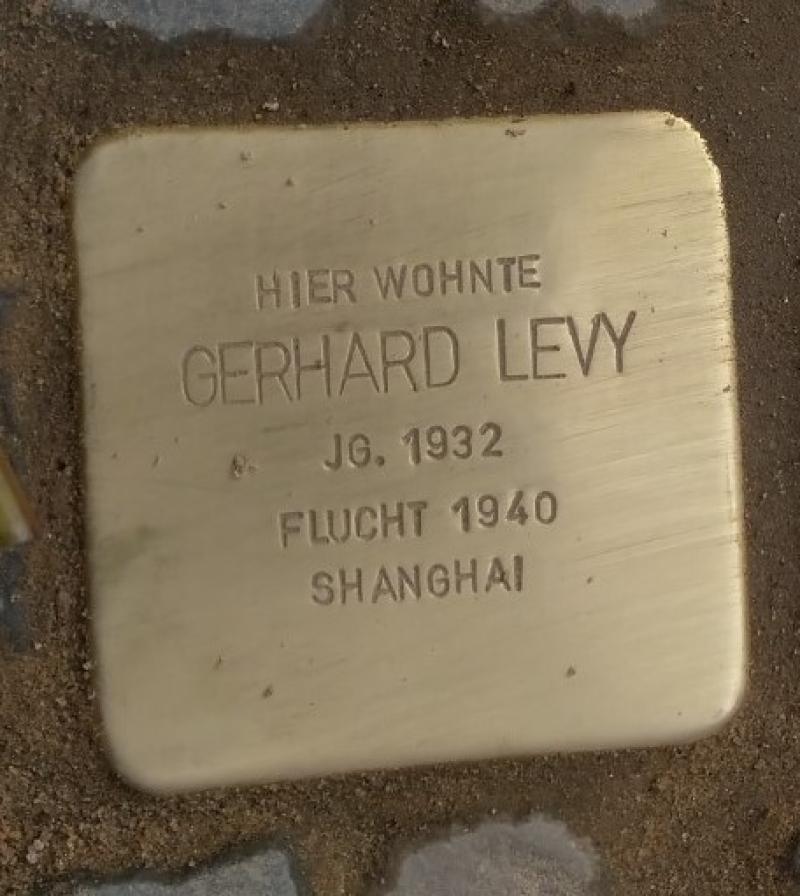 Stolperstein Gerhard Levy © Koordinierungsstelle Stolpersteine Berlin