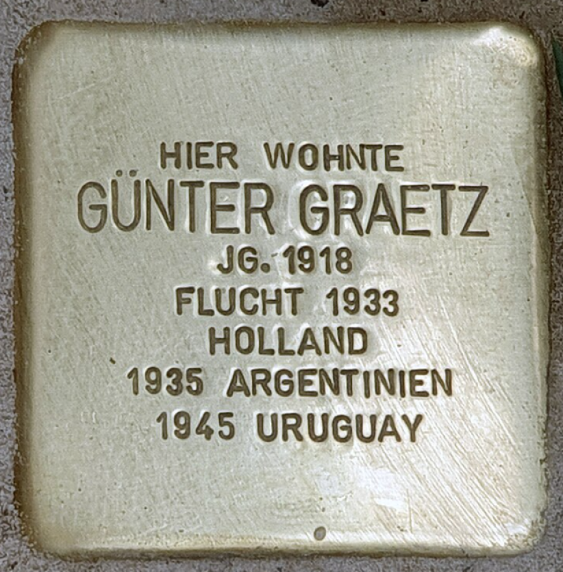 Stolperstein für Günter Graetz © OTFW