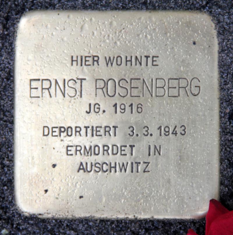 Foto des Stolpersteins