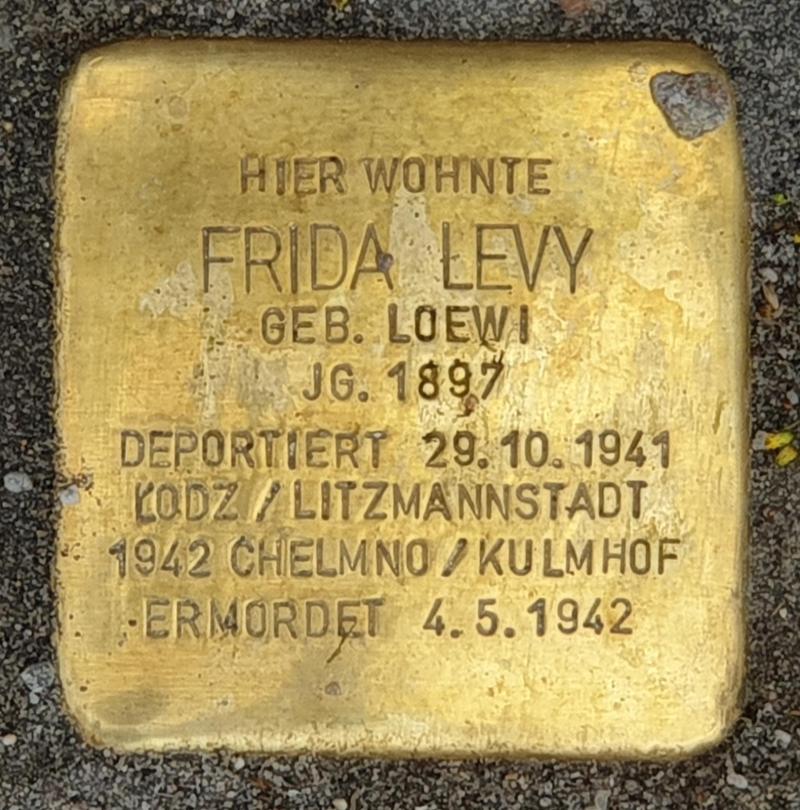 Stolperstein für Frida Levy  © OTFW