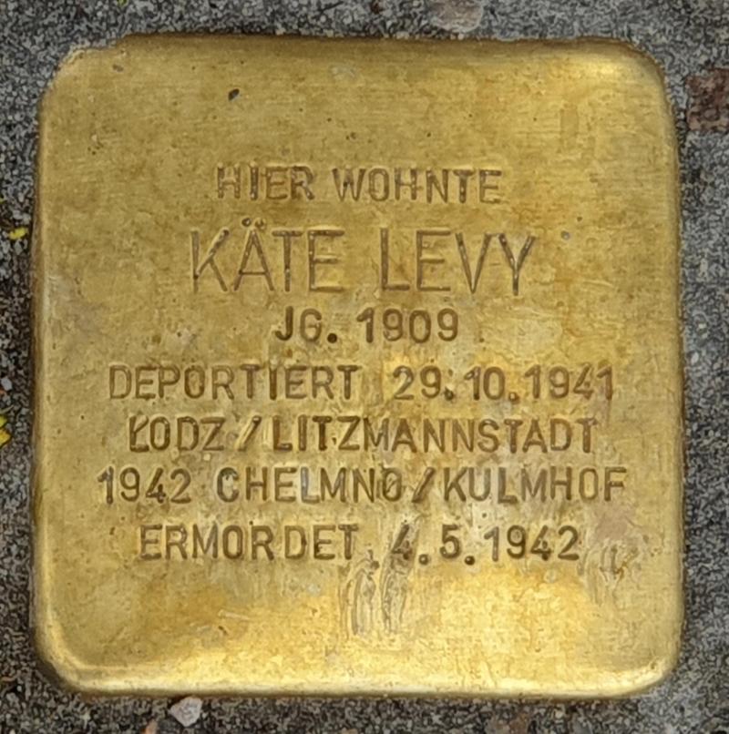 Stolperstein für Käte Levy  © OTFW