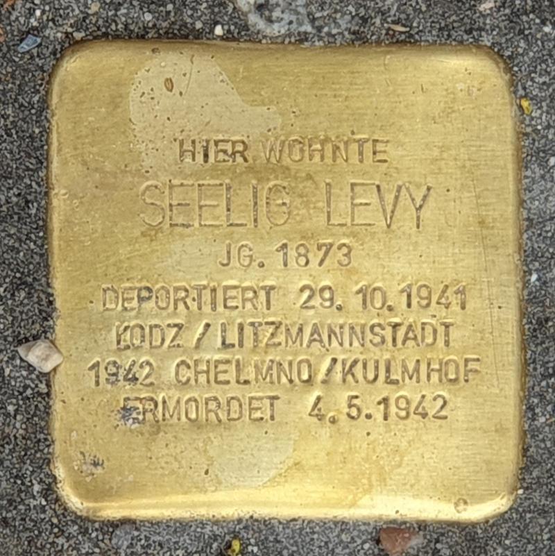 Stolperstein für Seelig Levy  © OTFW