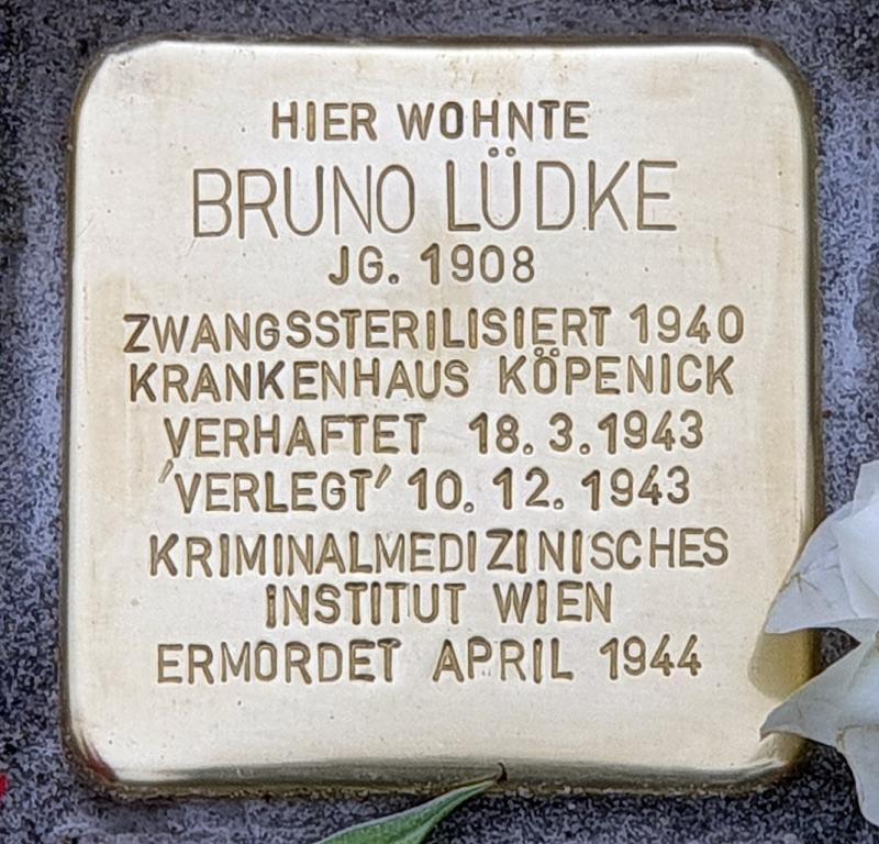Stolperstein für Bruno Lüdke © OTFW