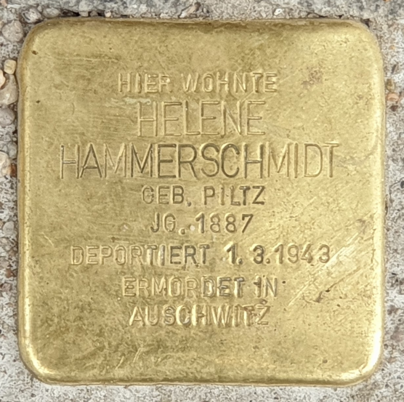Stolperstein für Helene Hammerschmidt © OTFW