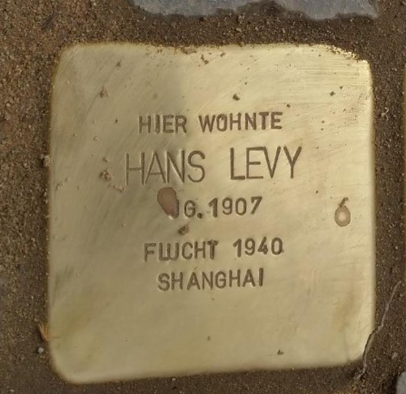 Stolperstein Hans Levy © Koordinierungsstelle Stolpersteine Berlin