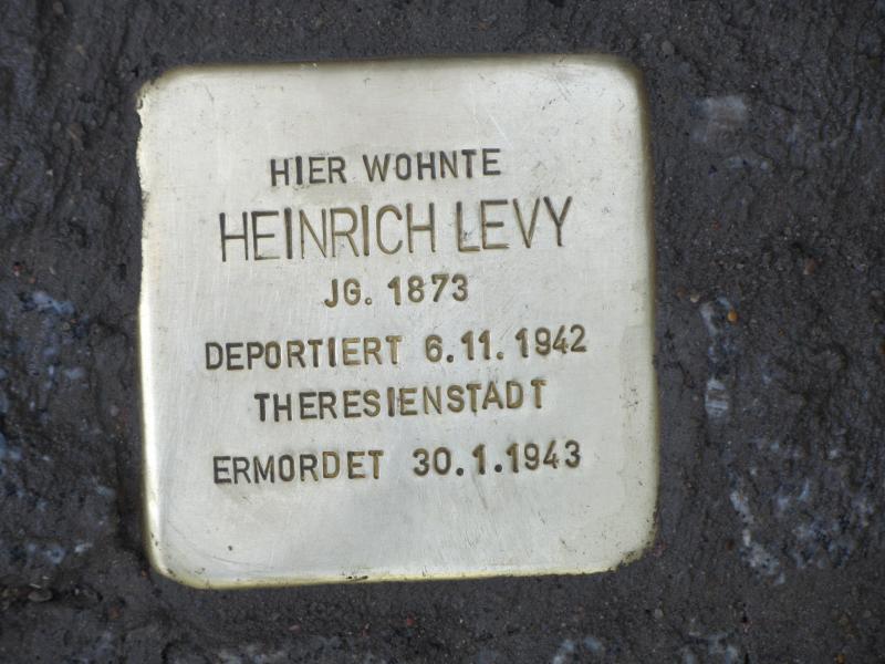 Stolperstein für Heinrich Levy