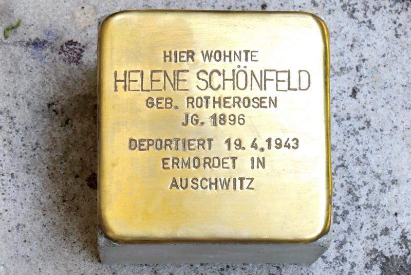 Stolperstein Helene Schönfeld