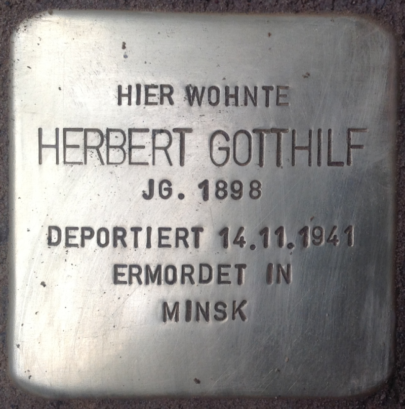 Stolperstein Herbert Gotthilf