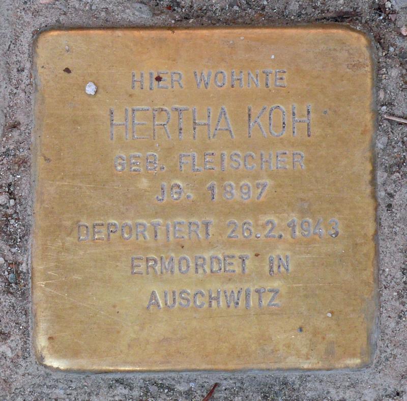 Foto: Initiative Stolpersteine Charlottenburg- Wilmersdorf