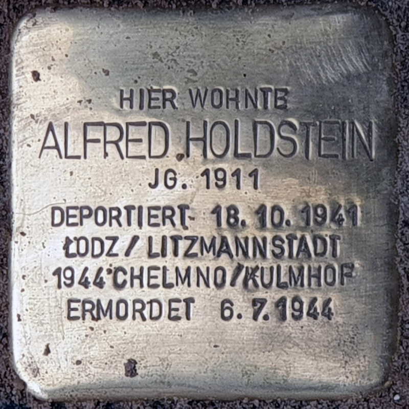 Stolperstein für Alfred Holdstein © OTFW