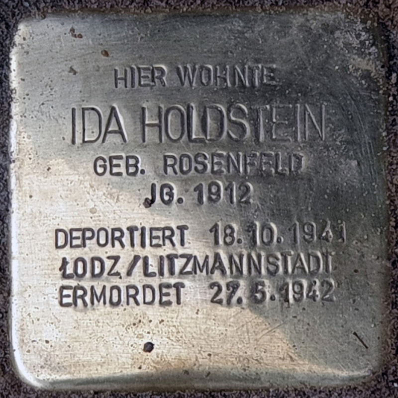 Stolperstein für Ida Holdstein © OTFW
