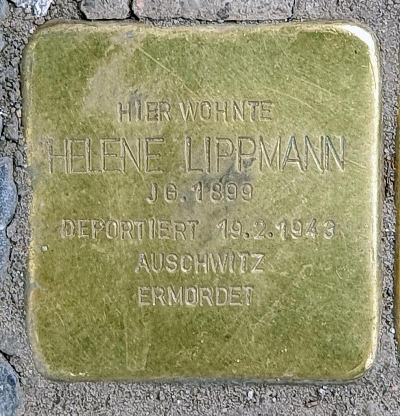 Stolperstein Helene Lippmann © OTFW