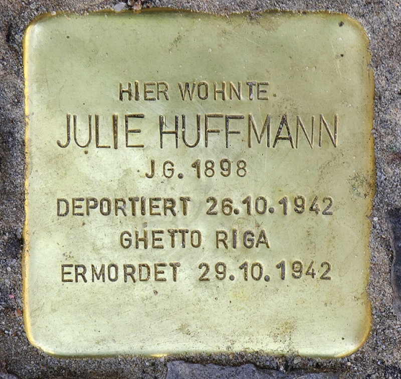 Stolperstein für Julie Huffmann