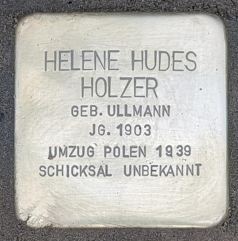 Stolperstein Helene Holzer, Foto: OTFW
