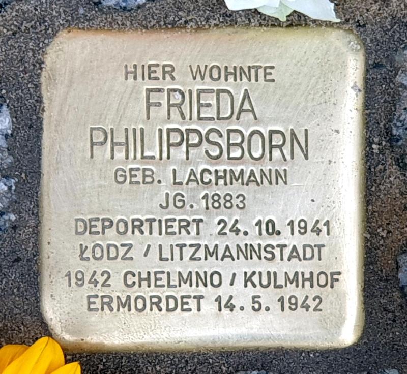Stolperstein für Frieda Philippsborn © OTFW